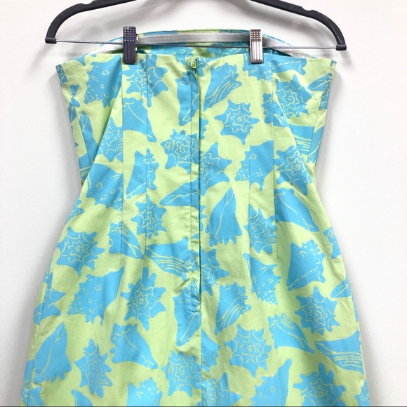 NWOT Lilly Pulitzer Strapless Sea Shell Dress - Picture 5 of 7